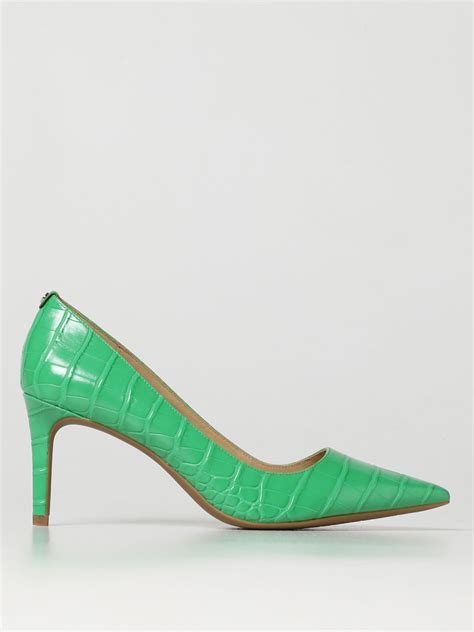 michael kors dark green|Michael Kors green heels.